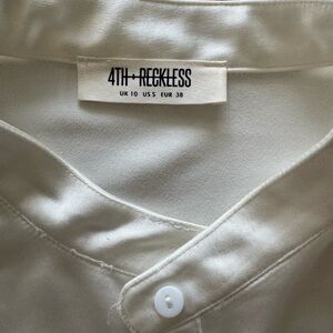 Cream Button Down blouse